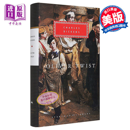 【中商原版】雾都孤儿 狄更斯 Everyman s Library Classics Oliver Twist 英文原版 Charles Dickens 经典文学 商品图0