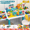 兼容乐高积木桌大号大颗粒拼装儿童玩具宝宝多功能学习游戏桌 商品缩略图6
