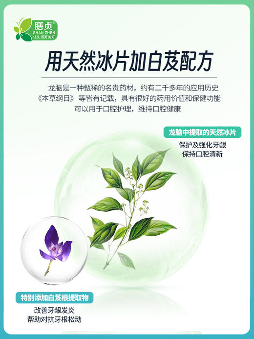 优先 | 天然冰片牙膏 150克 商品图2