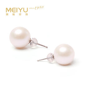 银925淡水珍珠耳钉11-13.5mm 107378 107386 107379