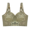 大胸显小收副乳超薄杯透气大码内衣女无痕无钢圈文胸胸罩 大胸显小 无钢圈bra 蝶翼刺绣水晶杯文胸 商品缩略图7