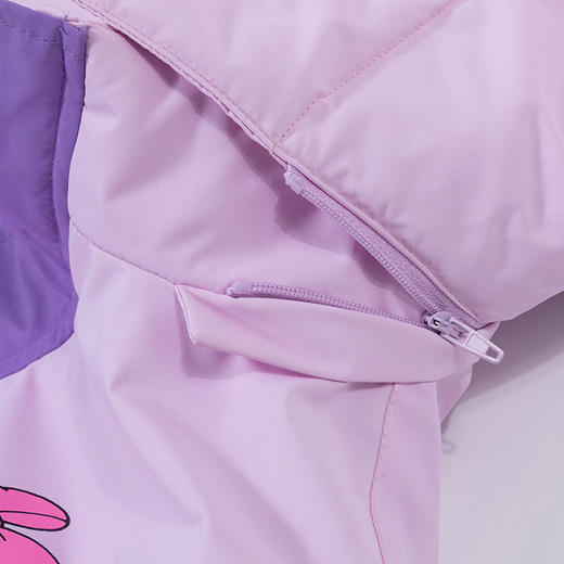 迪士尼童装女童防风防水冲锋衣秋冬新款黛丝宝宝摇粒绒两件套ZD3CS001
 商品图4