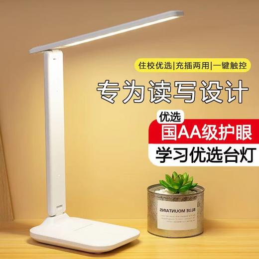 可折叠台灯led儿童学生宿舍读充插两用礼品小台灯 商品图0