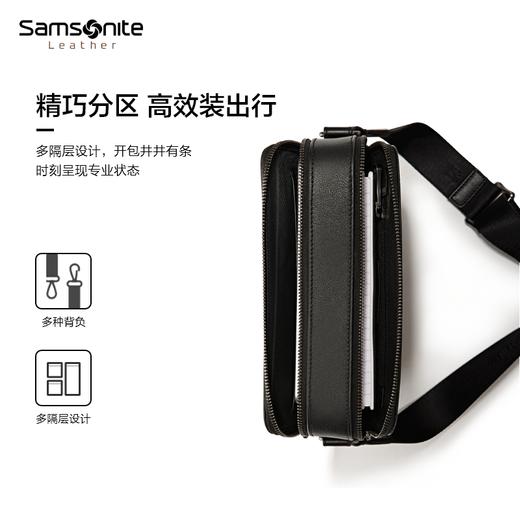 新秀丽ERIC系列牛皮革商务单肩包BC9*013 商品图3