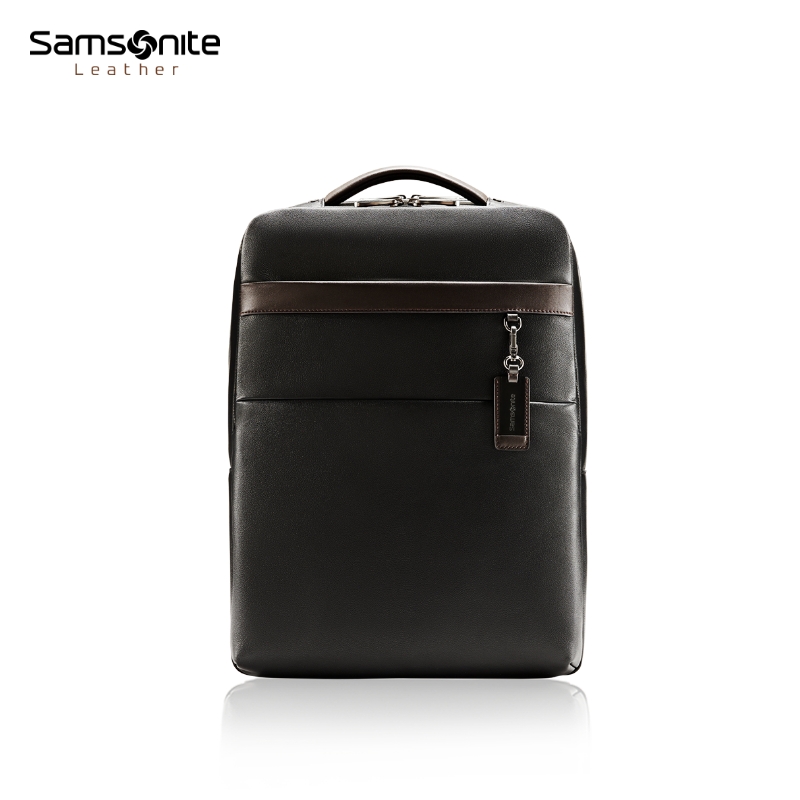 新秀丽ERIC系列牛皮革商务双肩包BC9*010