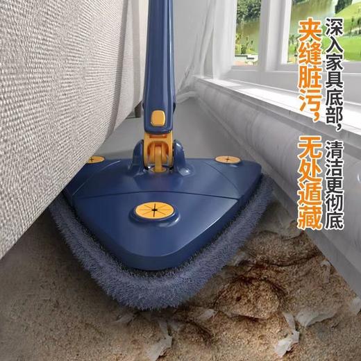 1拖+2布三角拖把网红免手拧天花板墙面屋顶玻璃墙壁多功能清洁 商品图4