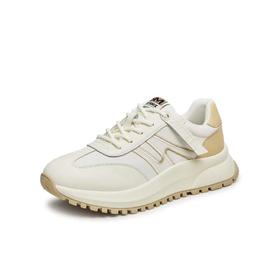 2楼天美意2023秋新款商场同款厚底阿甘鞋简约百搭女休闲鞋BH251CM3