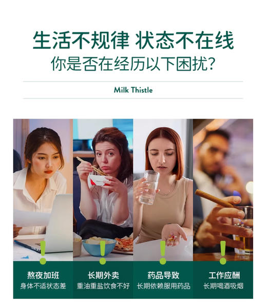 【清仓好价】英国HB荷柏瑞奶蓟草胶囊飞蓟护肝净肝片30粒（瓶身瑕疵） 商品图1