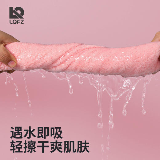 「9.9元包邮！5色可选」擦手巾七色花日式卡通可爱儿童擦手帕厨房用品洗手吸水珊瑚绒挂式毛巾居家布艺 商品图3