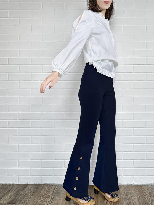 TYNVIE 开衩设计长袖衬衫 商品图2