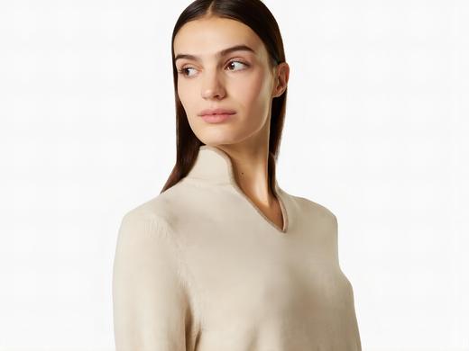 Sease - Ellen Pull 2.0 - Oyster - 男装 - 针织衫 - 褐色 商品图6