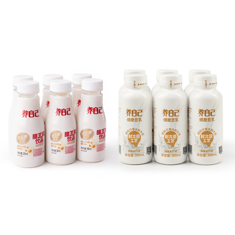 祖名 细磨豆乳300ml*6瓶+甜豆乳280ml*6瓶