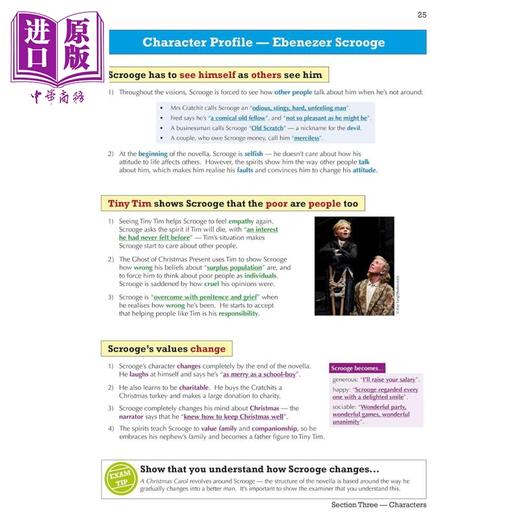 【中商原版】英国CGP GCSE English Text Guide - A Christmas Carol includes Online Edition & Quizzes 商品图2