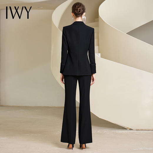 IWY/高端设计感职业西装套装女秋冬款阔腿裤商务西服正装233019C1+P3 商品图8