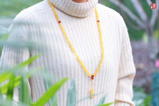 蜜蜡珠串，珠径6.8mm，108珠 商品图2