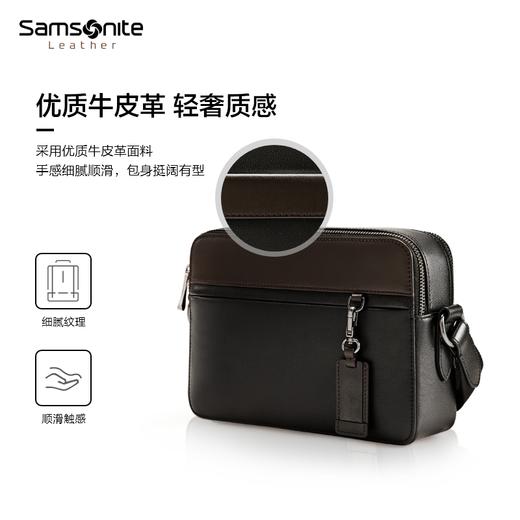 新秀丽ERIC系列牛皮革商务单肩包BC9*013 商品图2