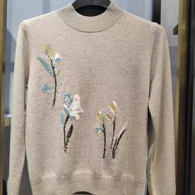 南3恒源祥女士半高领羊毛衫