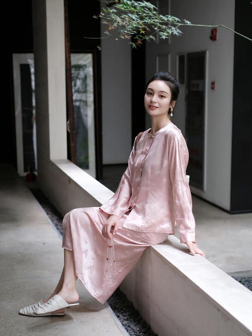 盛唐牡丹 |真丝提花蝶恋花半裙  [特价品] 商品图3