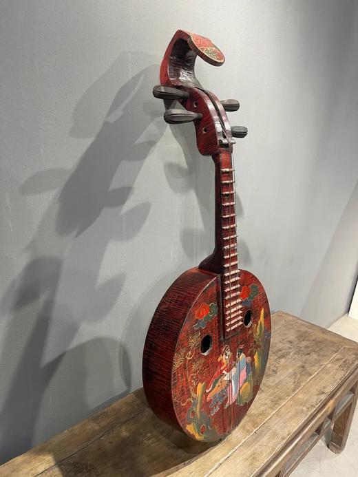 彩绘高仕图古式“阮咸”四弦琴，顺丰包邮 商品图4