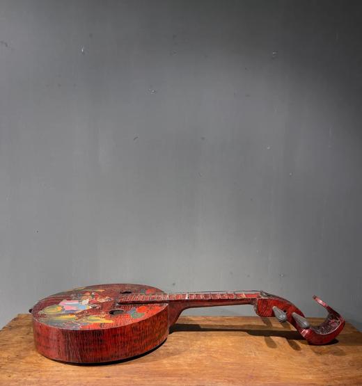 彩绘高仕图古式“阮咸”四弦琴，顺丰包邮 商品图8