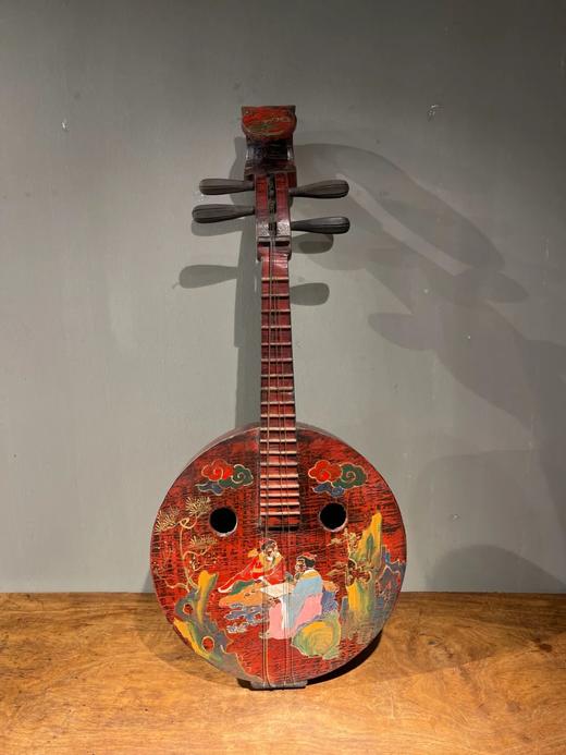 彩绘高仕图古式“阮咸”四弦琴，顺丰包邮 商品图3