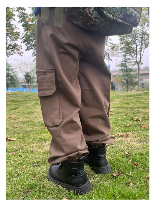《追风少年》儿童工装休闲裤  男女同款  个性百搭 商品图1