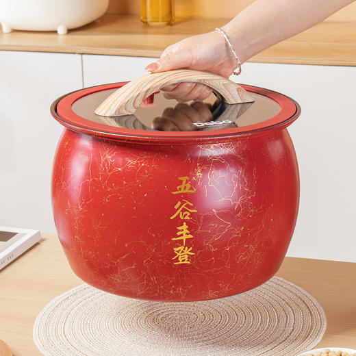 Debo德铂五谷丰登精铁密封米桶 商品图3