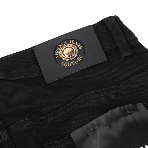 【超惠秒】Versace 范思哲 裤脚太阳花标志印花 男士弹棉休闲牛仔长裤 11773 商品图7