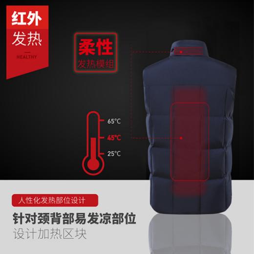 石墨烯智能发热马甲蓝色（本地广电营业厅自提专属商品） 商品图5