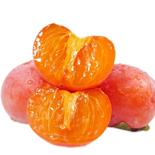 【临潼火晶柿子】饱满甜美，似糖心软，非巧克力脆。口感细腻，香甜可口，长安糖心软柿子非巧克力脆柿4斤新鲜水果 商品图4