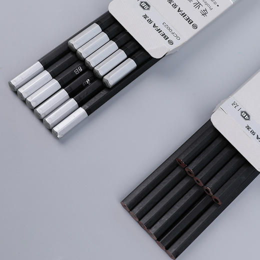 【贝发】HB/2B/4B/6B/8B素描铅笔12支/盒 商品图2