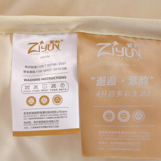 紫韵 秋冬糯糯棉玉米被 200*230 2400g 羽丝纤维/玉米纤维 ZY-BY1601 商品图6