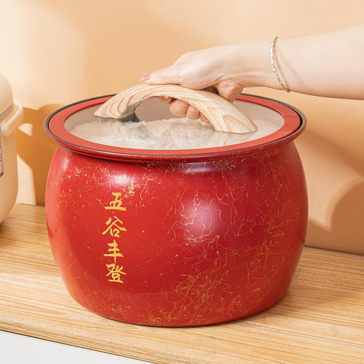 Debo德铂五谷丰登精铁密封米桶 商品图2