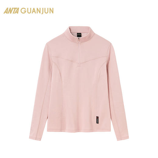 【L断码】安踏冠军户外系列半拉链长袖T恤女立领跑步运动上衣162340406【库存有限，如无货将做退款，介意慎拍！】 商品图2