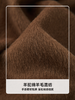 重磅羊驼绵羊混纺 H型宽松大翻领薄款呢大衣FO481323O 商品缩略图8