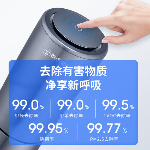 西屋（Westinghouse）车载空气净化器 汽车负离子净化器 新车车内除味除甲醛VAW-136 商品图4