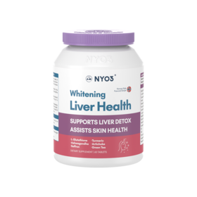 【跨境】NYO3女性护肝片养肝片肝纯片熬夜去黄提亮舒压解郁养肝脏奶蓟草60粒