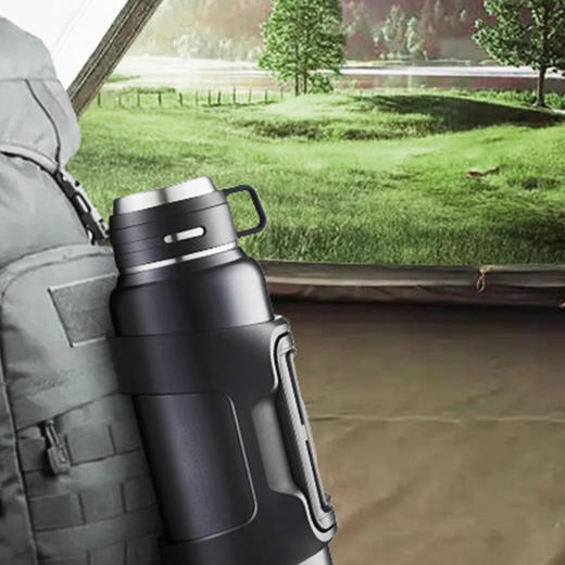 【tomic特美刻大容量旅行壶】316不锈钢运动爬山男女带提手防滑底座 商品图4