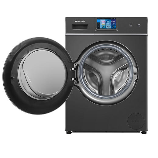 格力如初热泵洗护机 10kg 核心三擎变频 37℃体感柔烘 XQG100-RBKD1401Aa1 (珍珠黑) 商品图3