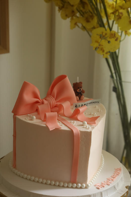 粉色爱心蝴蝶结小熊 商品图3