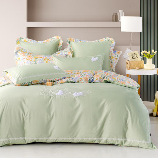 多喜爱 全精梳棉清新碎花三/四件套 普拉尔/佩纳多hlcs 商品图5