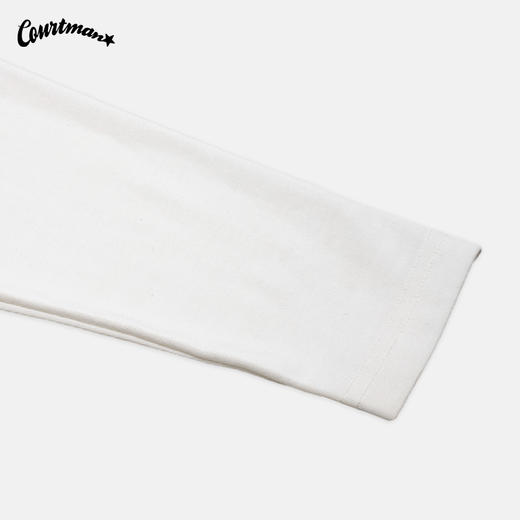 【蛇年好礼】COURTMAN星标LOGO长袖T恤运动休闲美式百搭宽松上衣 商品图8