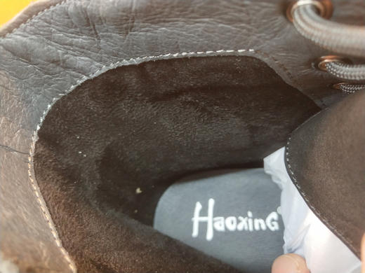 豪行男士马丁靴秋冬季新款时尚短靴11395329纯牛皮男靴工装靴 商品图3