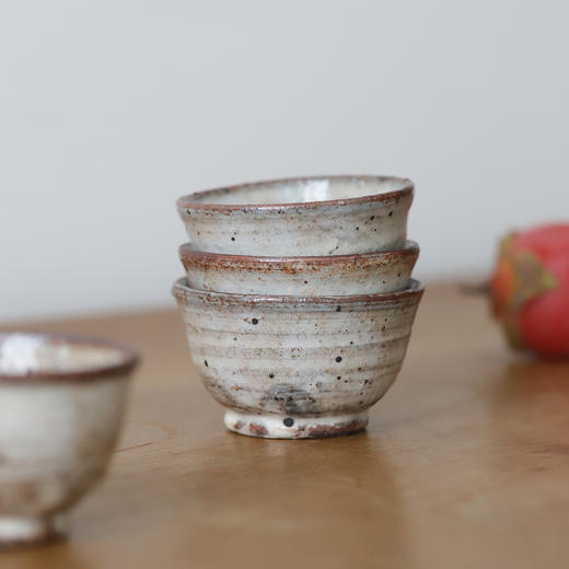 中国 胡文杰 茶道具茶壶茶杯 化妆土小杯 开片纹路鲜明 铁点丰富 商品图4