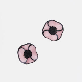 订购6个月到｜Cilea Bijoux-HEMMED ANEMONE-银莲花 耳钉［法国设计师］