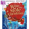 【中商原版】偷走节的罗宾 The Robin Who Stole Christmas 英文原版 圣诞节主题儿童绘本 幽默动物故事图画书 进口亲子童书 商品缩略图0