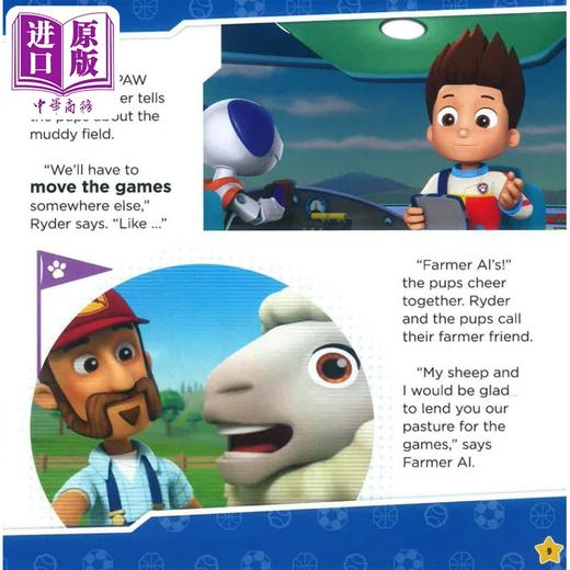 【中商原版】Paw Patrol Pups Save the Games 汪汪队历险记5 英文原版进口图书 儿童绘本 故事图画书Nickelodeon 商品图3