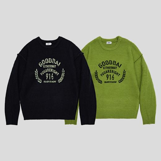 GOODBAl 916 印花oversize套头毛衣 商品图1