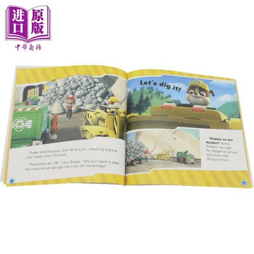 【中商原版】Paw Patrol Pups Save a Train 汪汪队历险记2 英文原版进口图书 儿童绘本 故事图画书Nickelodeon 商品图4