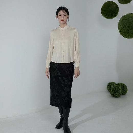 【à perles】新中式提花长袖衬衣【3-7个工作日】 商品图2